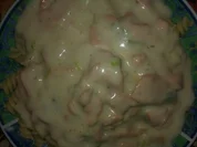 Weisswein -Raeucherlachs Sauce - Rezept