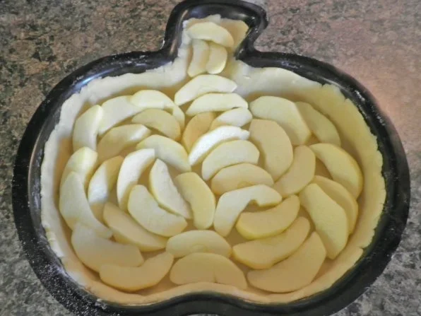 Apfelkuchen mit Zimt - Schmandguss - Rezept - Bild Nr. 8