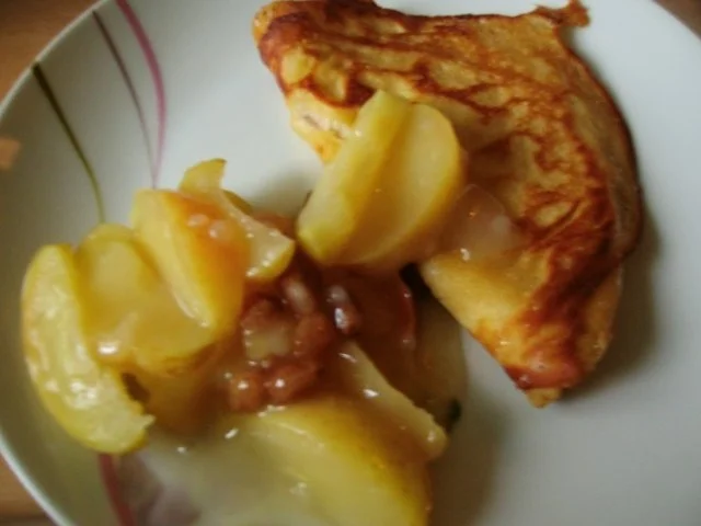 Süße Mahlzeit -fluffige Eierkuchen mit Apfelpudding - Rezept - Bild Nr. 12