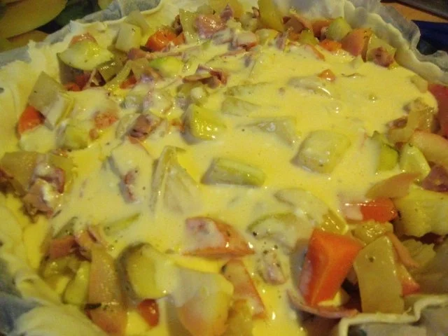 Herbstliche Gemüsetarte - Rezept - Bild Nr. 10