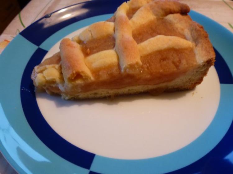 Apfelbreikuchen mit Füllung und Apfelbrei nach meinem Rezept siehe KB ...
