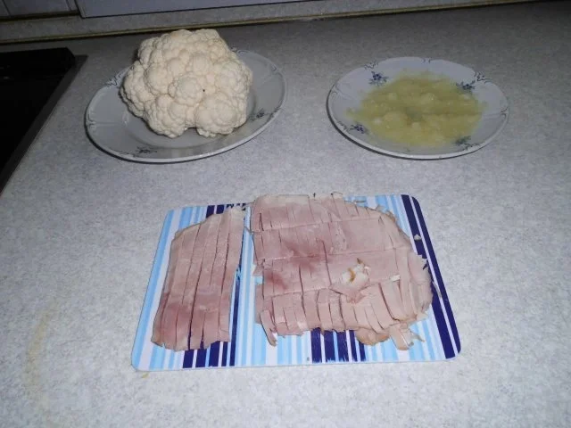 Blumenkohl mit Schinken-Sahne-Sauce - Rezept - Bild Nr. 3