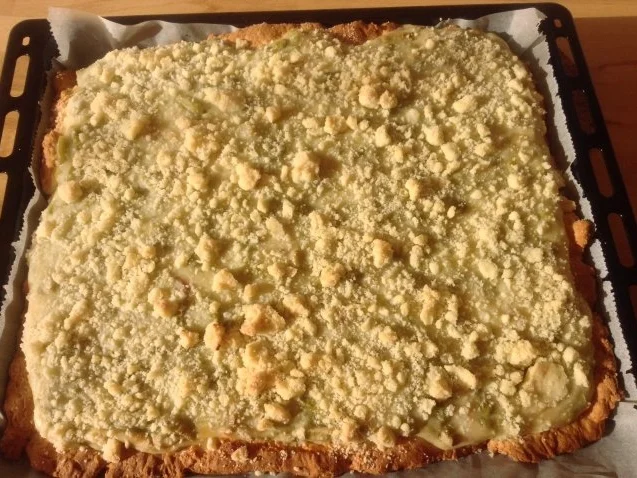 Rhabarberkuchen (Blech) - Rezept