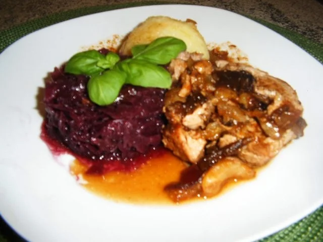 Rezept: Schweinebraten --süß-sauer Schweinebraten --süß-sauer - Rezept