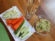 Guacamole-Gemüse-Platte - Rezept