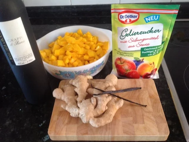 Rezept: Mango Marmelade mit Ingwer Bild Nr. 2 Mango Marmelade mit Ingwer - Rezept - Bild Nr. 2