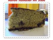 Kuchen: Nusskuchen mit Schoki - Rezept