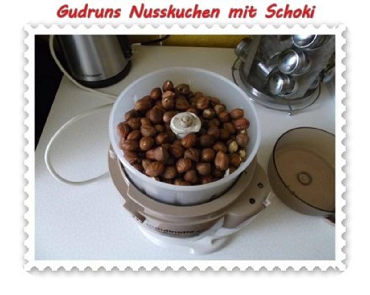 Kuchen: Nusskuchen mit Schoki - Rezept - Bild Nr. 3