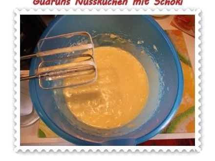 Kuchen: Nusskuchen mit Schoki - Rezept - Bild Nr. 8