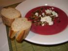 Rote-Bete-Suppe mit Ingwer und Meerrettich - Rezept