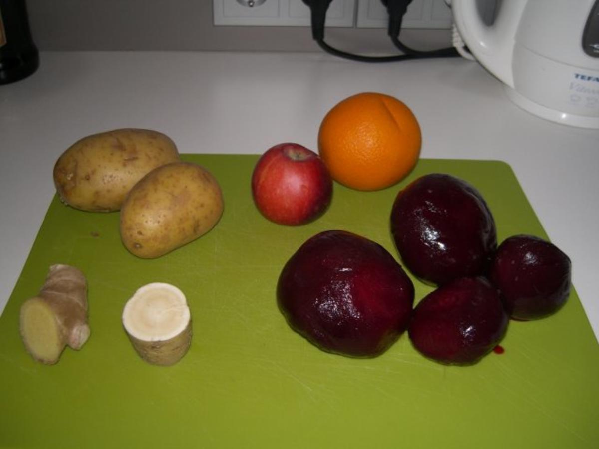 Rote-Bete-Suppe mit Ingwer und Meerrettich - Rezept - Bild Nr. 6