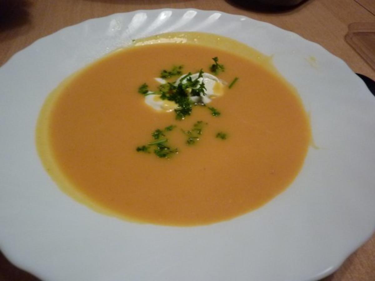 Suppen: Kürbissuppe - Rezept