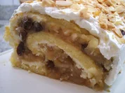 Backen: Biskuitrolle mit Apfelfüllung - Rezept
