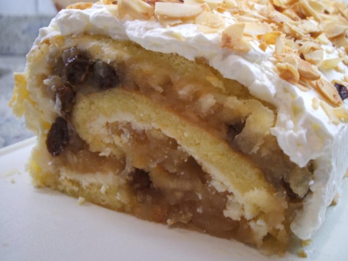 Backen: Biskuitrolle mit Apfelfüllung - Rezept - kochbar.de Backen: Biskuitrolle mit Apfelfüllung - Rezept - kochbar.de
