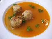 Suppen: Rinderbrühe "De Luxe" - Rezept