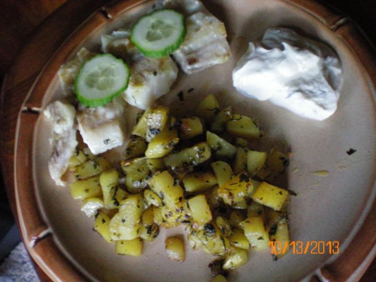 Fischfilet mit gebratenen Kartoffelwürfel - Rezept By Sunnywhity