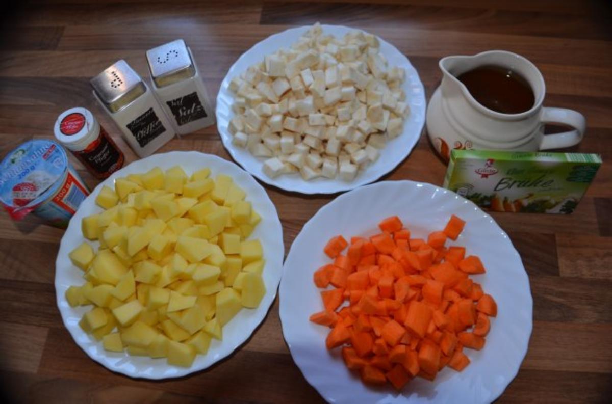 Kartoffelcremsuppe - Rezept