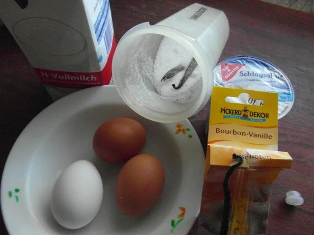 " Vanillesoße " - Rezept