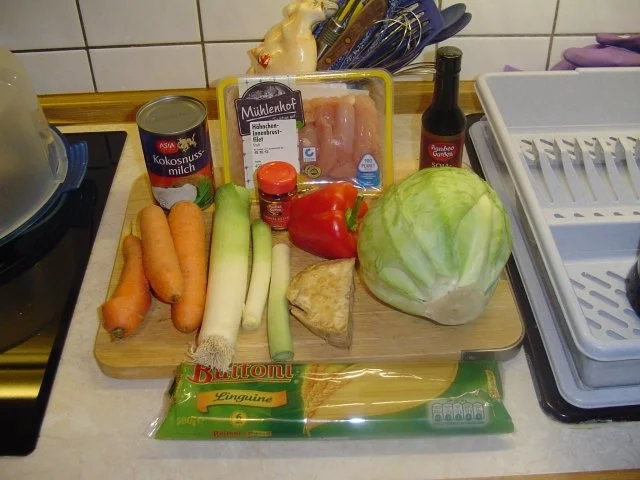 Gebratene Nudeln - Rezept - Bild Nr. 2