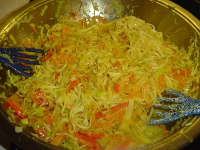 Gebratene Nudeln - Rezept - Bild Nr. 9