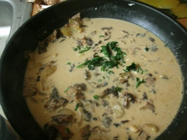 Rezept: Nudeln in Pilzrahmsauce Bild Nr. 7 Nudeln in Pilzrahmsauce - Rezept - Bild Nr. 7