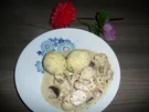 Pilze mit Knödel - Rezept