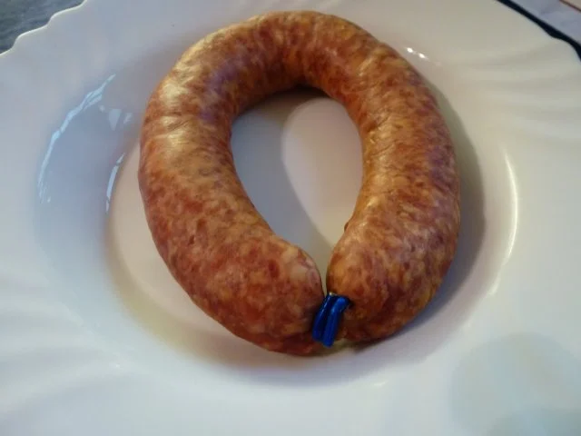 Gebratene Hessische Kartoffelwurst mit Beilagen - Rezept - Bild Nr. 3