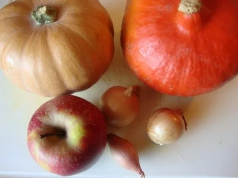 Kürbis Suppe auf Sauermilch-Apfelbasis - Rezept - Bild Nr. 2