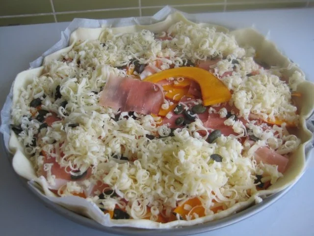 Rezept: Kürbiskuchen mit Käsehaube Bild Nr. 9 Kürbiskuchen mit Käsehaube - Rezept - Bild Nr. 9