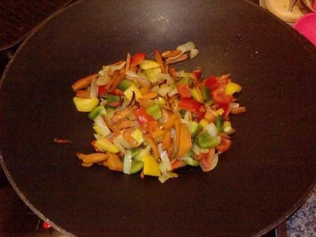 Rezept: I´LL BE-BACK-WOKPFANNE KOKOS-HÄHNCHENFLEISCH MIT LECKEREM GEMÜSE Bild Nr. 5 I´LL BE-BACK-WOKPFANNE KOKOS-HÄHNCHENFLEISCH MIT LECKEREM GEMÜSE - Rezept - Bild Nr. 5