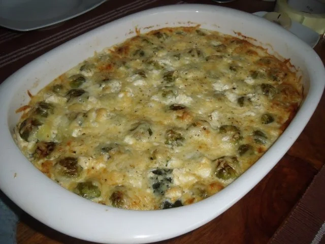 Kartoffel Rosenkohl Gratin - Rezept