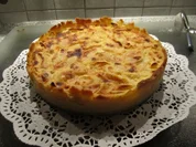 Schweizer Apfelkuchen mit Sahneguss - Rezept
