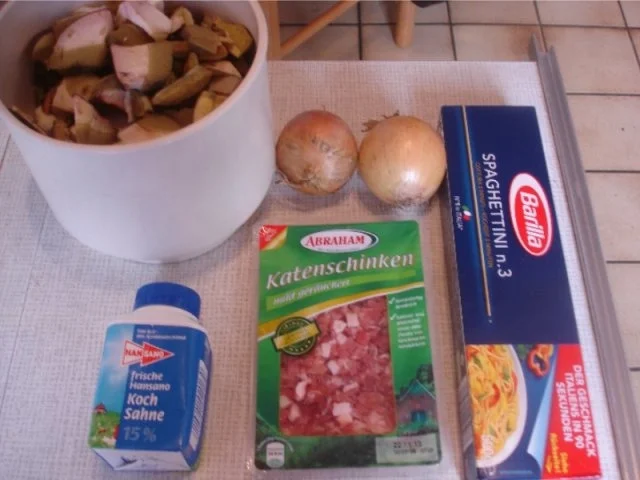 Spaghettinis mit Waldpilzsauce - Rezept - Bild Nr. 2