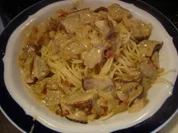 Spaghettinis mit Waldpilzsauce - Rezept