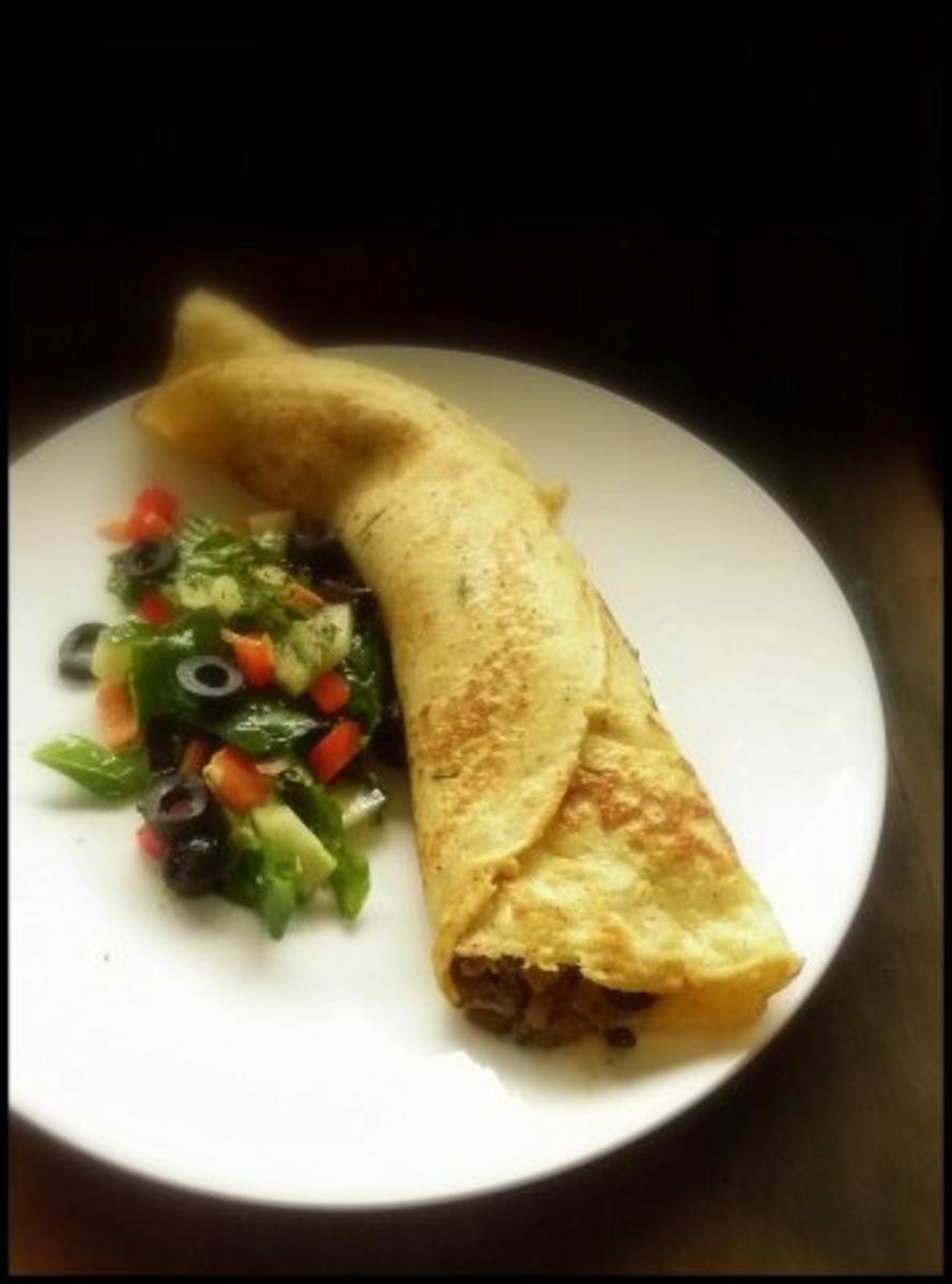 Gefüllte Polenta-Pfannkuchen - Rezept mit Bild - kochbar.de