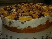 Pfirsichtorte mit Choco Crossie - Rezept