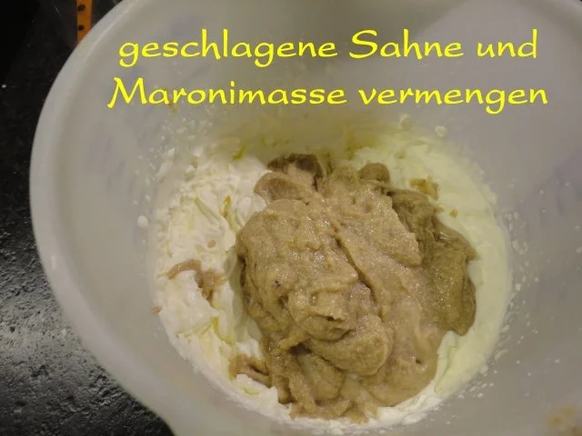 herbstliches Maroni Dessert mit Portwein Birne - Rezept - Bild Nr. 7