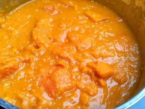 Rezept: Pumpkin Cheese Cake / " Cheesecake Factory N.Y." / Kürbis Käse Kuchen Bild Nr. 4 Pumpkin Cheese Cake / " Cheesecake Factory N.Y." / Kürbis Käse Kuchen - Rezept - Bild Nr. 4