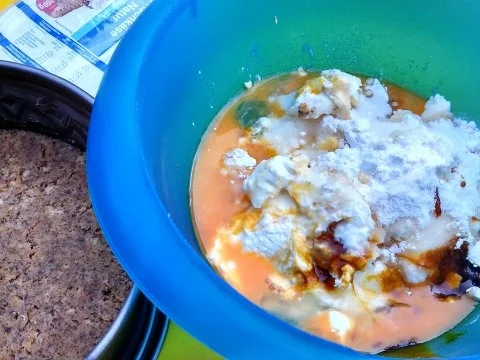 Rezept: Pumpkin Cheese Cake / " Cheesecake Factory N.Y." / Kürbis Käse Kuchen Bild Nr. 6 Pumpkin Cheese Cake / " Cheesecake Factory N.Y." / Kürbis Käse Kuchen - Rezept - Bild Nr. 6