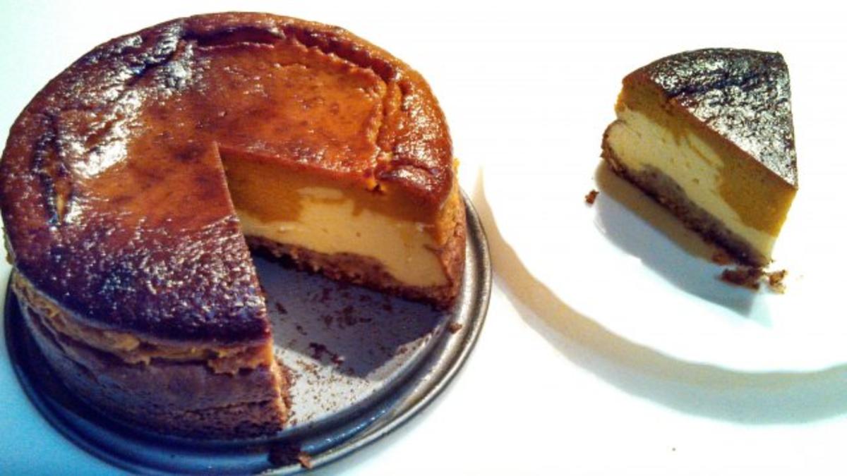 Pumpkin Cheese Cake  /  " Cheesecake Factory N.Y."   /  Kürbis Käse Kuchen - Rezept - Bild Nr. 10