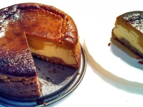 Rezept: Pumpkin Cheese Cake / " Cheesecake Factory N.Y." / Kürbis Käse Kuchen Bild Nr. 10 Pumpkin Cheese Cake / " Cheesecake Factory N.Y." / Kürbis Käse Kuchen - Rezept - Bild Nr. 10