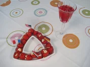 Spiedini alla Romana - Davor Crémant mit Granatapfel und gefüllte Kirschpaprika - Rezept