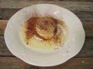 Geeistes Parfait von Vin Santo mit weißer Mokkasabayon - Rezept