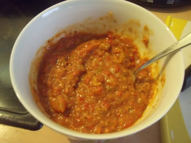 Schafskäseröllchen mit selbstgemachtem Paprikadip - Rezept - Bild Nr. 8