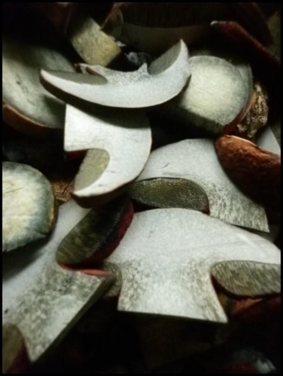 Petersilien-Kartoffelpüree mit Spinat, Salzmandeln  und gebratenen Hexen - Rezept - Bild Nr. 3