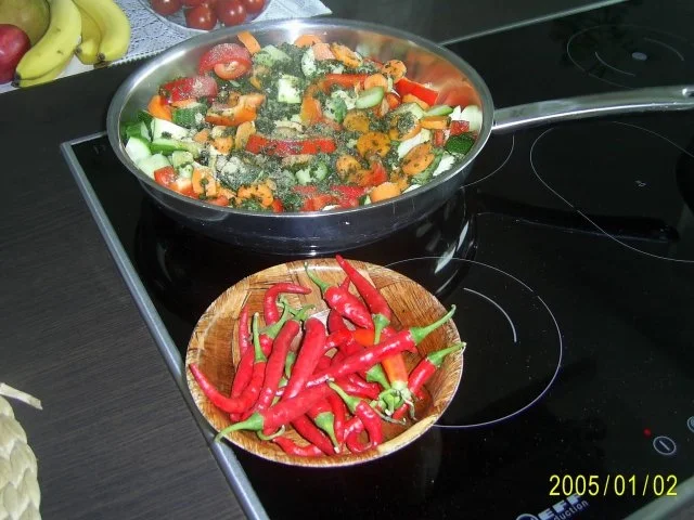 Fisch: Gebratener Dorsch mit frischen buntem Pfannengemüse - Rezept - Bild Nr. 5