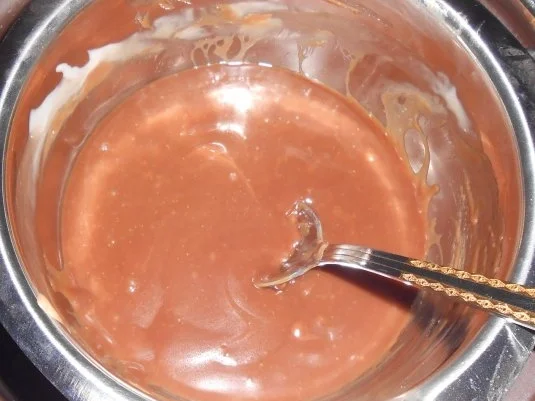 Rezept: Schoko-Quark-Nockerl mit Schoko-Früchten Bild Nr. 7 Schoko-Quark-Nockerl mit Schoko-Früchten - Rezept - Bild Nr. 7