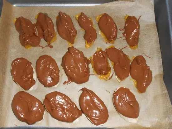 Rezept: Schoko-Quark-Nockerl mit Schoko-Früchten Bild Nr. 11 Schoko-Quark-Nockerl mit Schoko-Früchten - Rezept - Bild Nr. 11