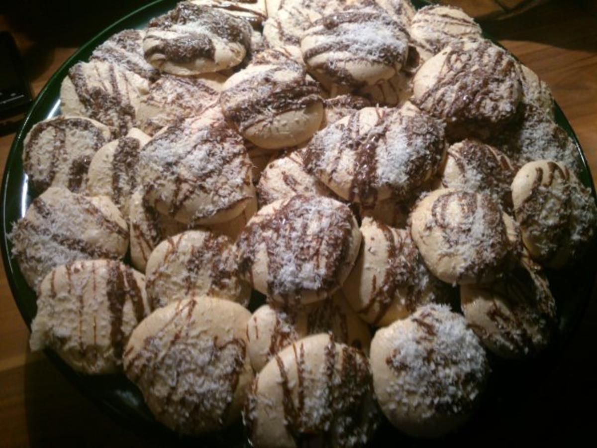 Baiser Schoko-Kokos Kekse - Rezept - Bild Nr. 2