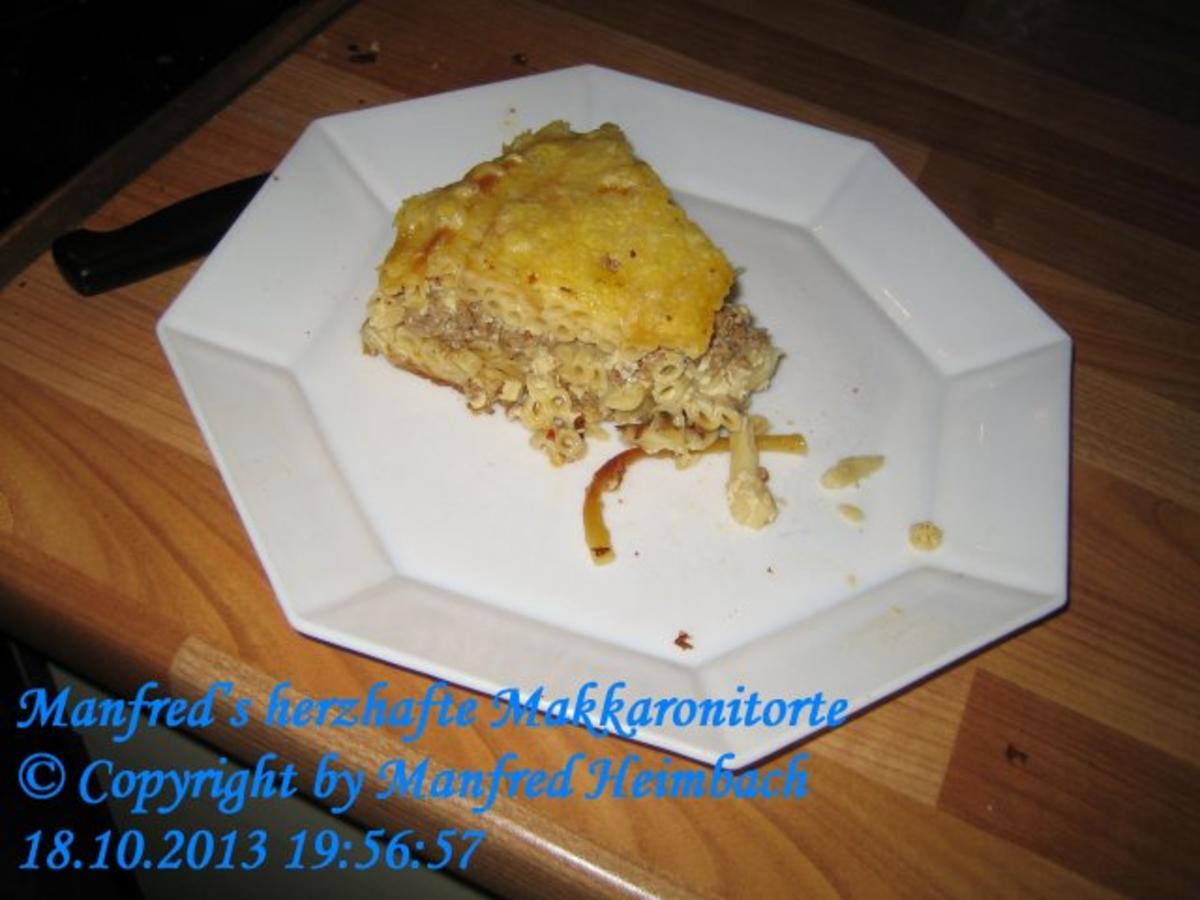 Auflauf – Manfred’s herzhafte Makkaronitorte - Rezept